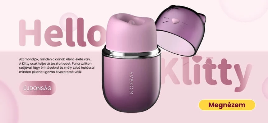 Svakom Klitty - nyaló vibrátor (lila), Tapasztald meg a célzott klitorális stimuláció erejét a SVAKOM Klitty vibrátorral - szexshop.hu online szexshop