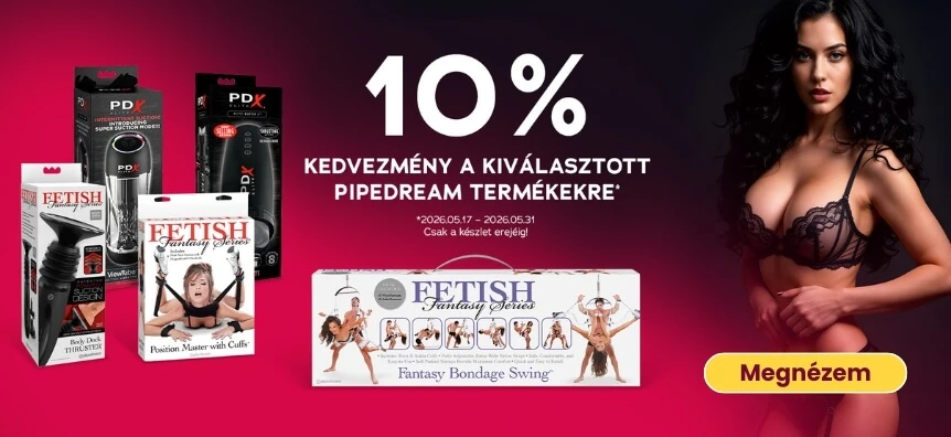 Pipedream termékek 10%  kedvezménnyel a Szexshop.hu online szexshopban