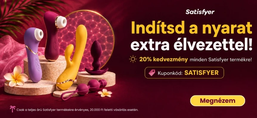 Satisfyer akció a szexshop.hu szex shopban