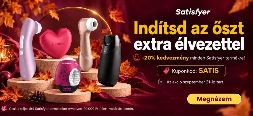 Satisfyer akció a szexshop.hu szex shopban