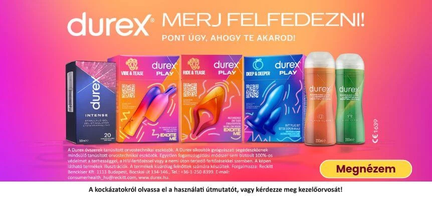 Durex termékek kedvező áron a szexshop.hu online szexshopban