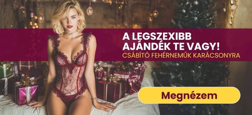 Szexi karácsonyi fehérneműk és piros csipkés szettek, hogy a fa alatt is forrjon a levegő | Szexshop.hu sex shop