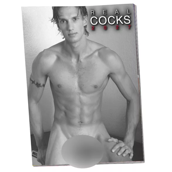 Real Cocks 2027 - erotikus falinaptár (1 db)