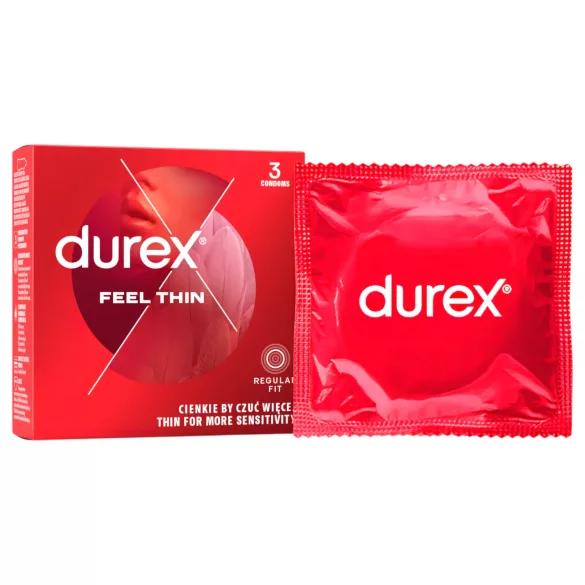 Durex Feel Thin - élethű érzés óvszer (3 db)
