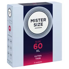 Mister Size vékony óvszer - 60 mm (3 db)
