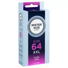 Mister Size vékony óvszer - 64 mm (10 db)