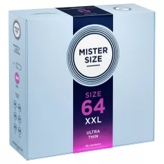 Mister Size vékony óvszer - 64 mm (36 db)