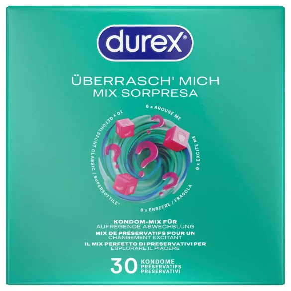 Durex Surprise Me - óvszer csomag (30db)