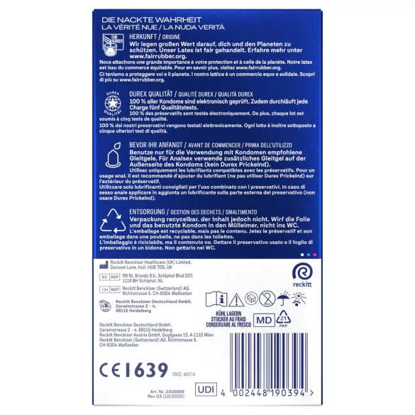 Durex Intense - Orgasmic óvszer (22 db)