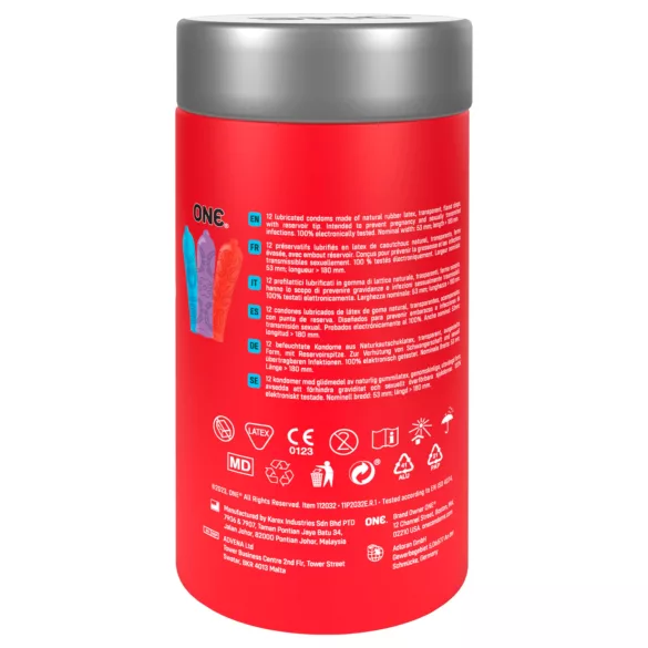 ONE Tattoo Touch - tetkó mintás óvszer (12db)