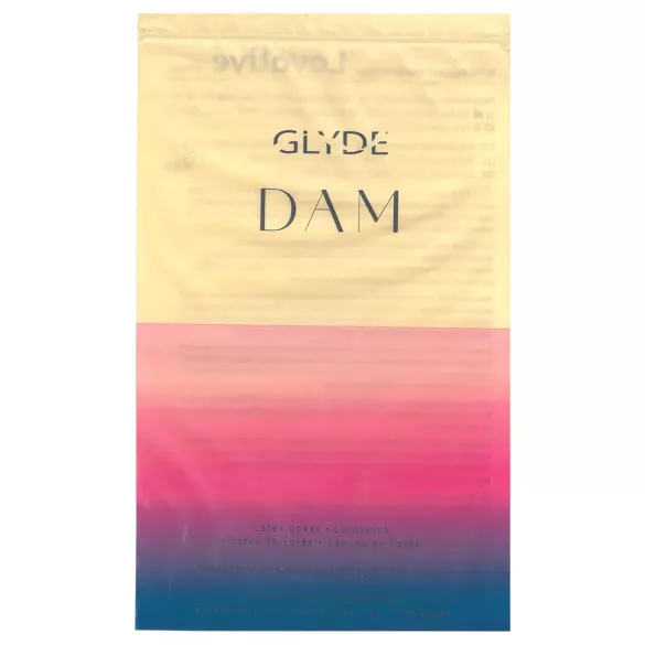 GLYDE - vegán latex nyalókendő (vanília)