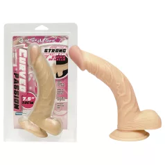 NMC 7.5 - hajlított natúr dildó (19 cm)