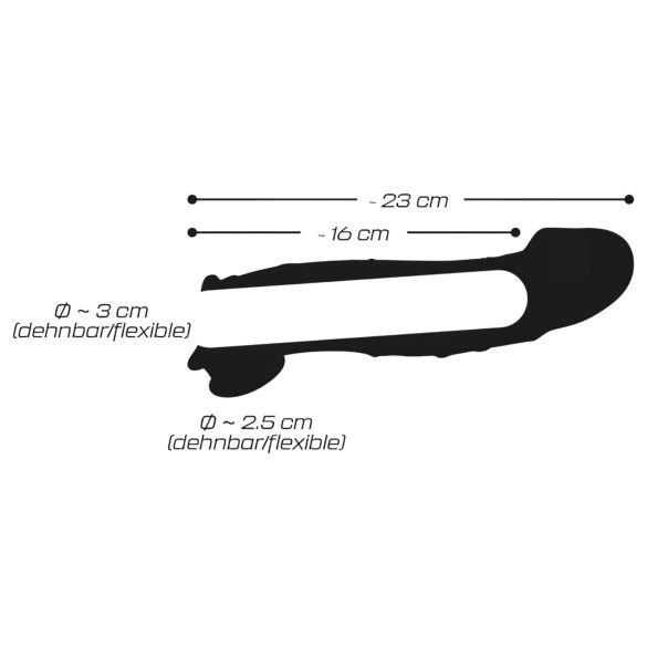 Crystal Skin - pénisz hosszabbító péniszköpeny