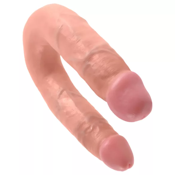 King Cock dupla dildó (közepes, testszínű)
