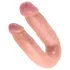 King Cock dupla dildó (közepes, testszínű)