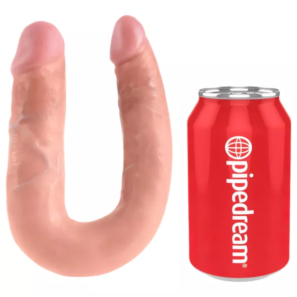 King Cock dupla dildó (közepes, testszínű)