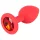You2Toys - Colorful JOY - szilikon anál plug - kicsi (piros)