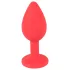 You2Toys - Colorful JOY - szilikon anál plug - kicsi (piros)