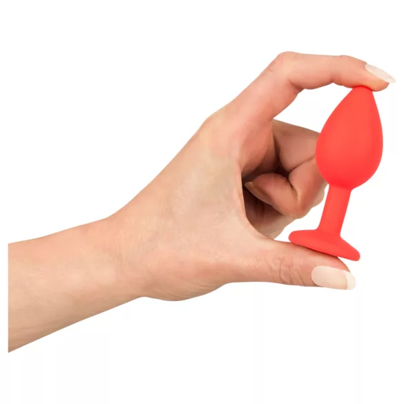 You2Toys - Colorful JOY - szilikon anál plug - kicsi (piros)