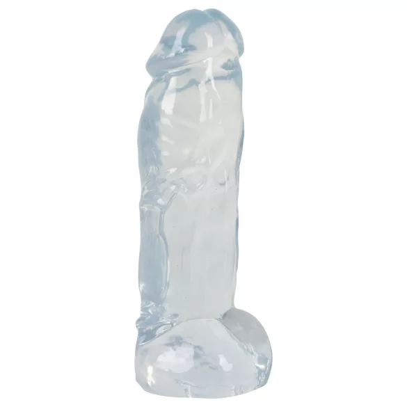 Crystal Clear Big Dong - zselés óriás dildó (21,5 cm)