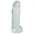 Crystal Clear Big Dong - zselés óriás dildó (21,5 cm)