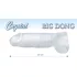 Crystal Clear Big Dong - zselés óriás dildó (21,5 cm)