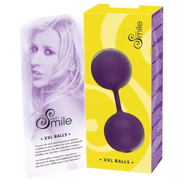 SMILE XXL Balls - óriás gésagolyó (lila)