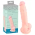 You2Toys - Medical - orvosi szilikon dildó - natúr (18cm)