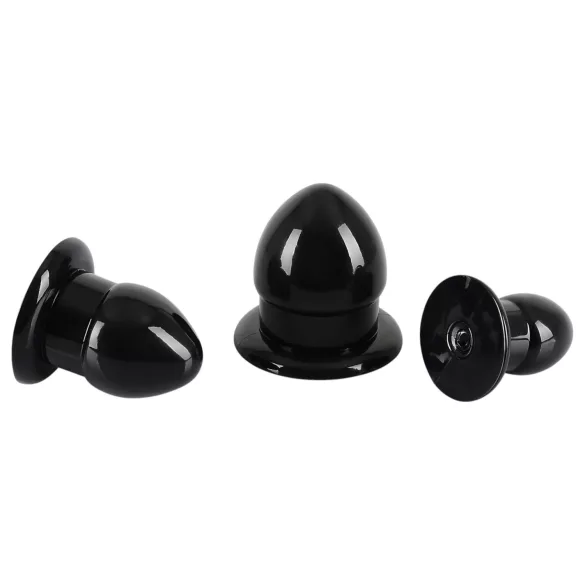 You2Toys - Stretching Plug Kit - anál plug szett - 3 db (fekete)