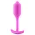 b-Vibe Snug Plug 1 - anál plug belső súllyal (55 g, pink)