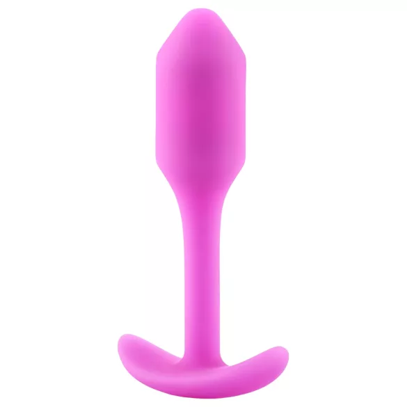 b-Vibe Snug Plug 1 - anál plug belső súllyal (55 g, pink)