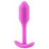 b-Vibe Snug Plug 1 - anál plug belső súllyal (55 g, pink)