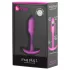 b-Vibe Snug Plug 1 - anál plug belső súllyal (55 g, pink)