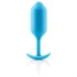b-Vibe Snug Plug 3 - kék dupla golyós, súlyozott anál plug (180 g)