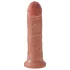 King Cock 8 dildó (20 cm) - sötét natúr