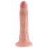 King Cock 7 dildó (18 cm) - natúr
