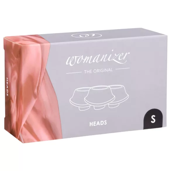 Womanizer Premium S - pótszívóharang szett (fekete, 3 db)