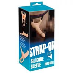   You2Toys - Strap-on M - felcsatolható, üreges dildó (testszínű)