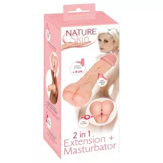 Nature Skin - 2in1 műpopsi és péniszköpeny (testszínű)