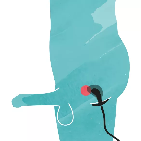 You2Toys - pumpálható anál tágító plug (fekete)