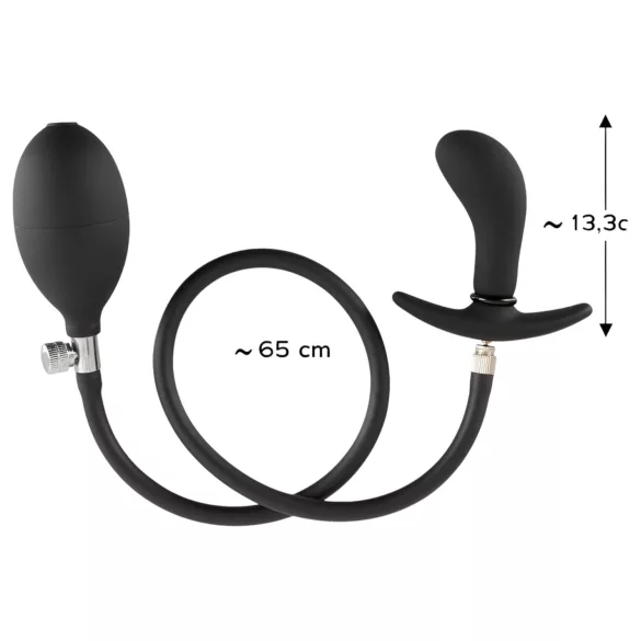 You2Toys - pumpálható anál tágító plug (fekete)