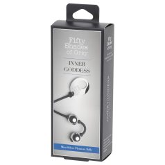   A szürke ötven árnyalata Inner Goddess - mini gésagolyó (ezüst)