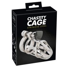 You2Toys - Chastity Cage - fém pénisz ketrec, lakattal
