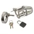 You2Toys - Chastity Cage - fém pénisz ketrec, lakattal