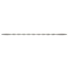   Penisplug Dilator - acél húgycsőtágító dildó (0,3-0,6cm) - ezüst