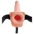 Pipedream Fetish Strap-On 9 - felcsatolható, üreges, spriccelő dildó (testszínű)
