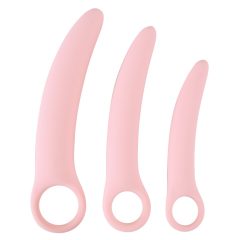   SMILE - Vaginal Trainers - dildó szett - rózsaszín (3 részes)
