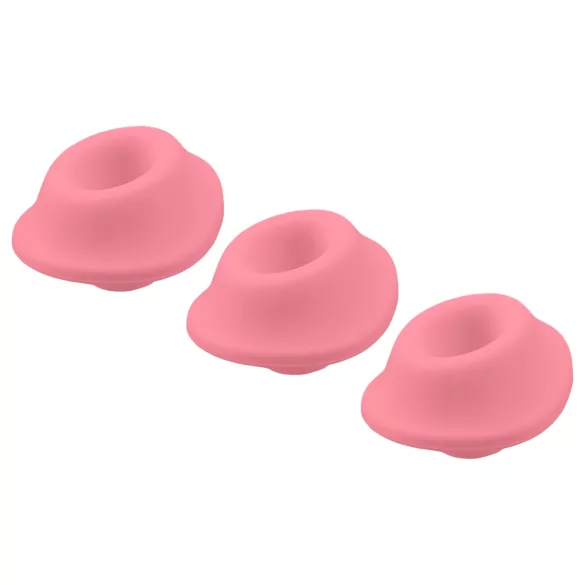 Womanizer Premium Eco - pótszívóharang szett (pink, 3 db)