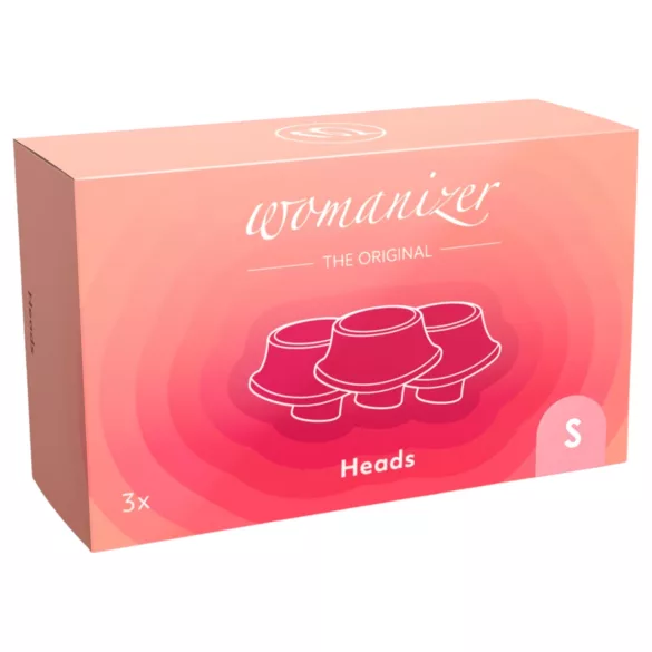 Womanizer Premium Eco - pótszívóharang szett (pink, 3 db)
