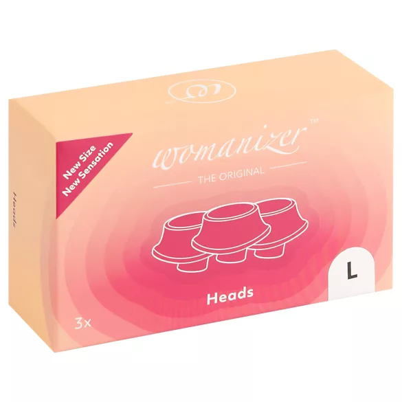 Womanizer L - pótszívóharang szett - fehér (3 db) - nagy